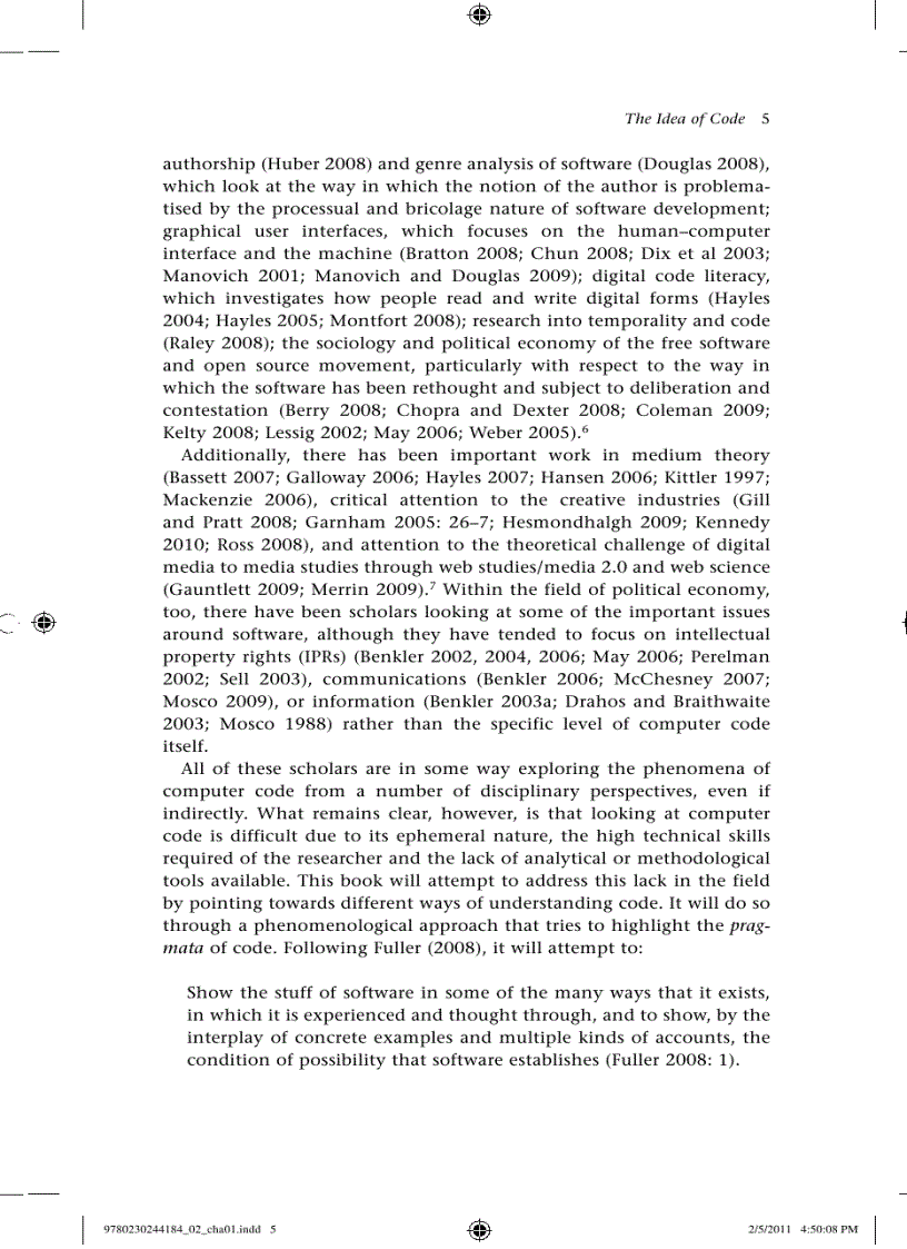 image for page The Philosophy of Software Code and Mediation in the Digital Age