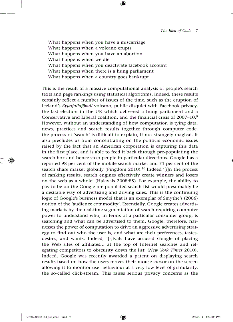 image for page The Philosophy of Software Code and Mediation in the Digital Age