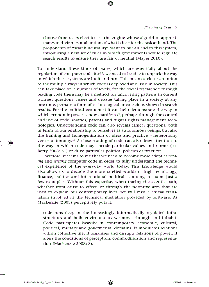 image for page The Philosophy of Software Code and Mediation in the Digital Age