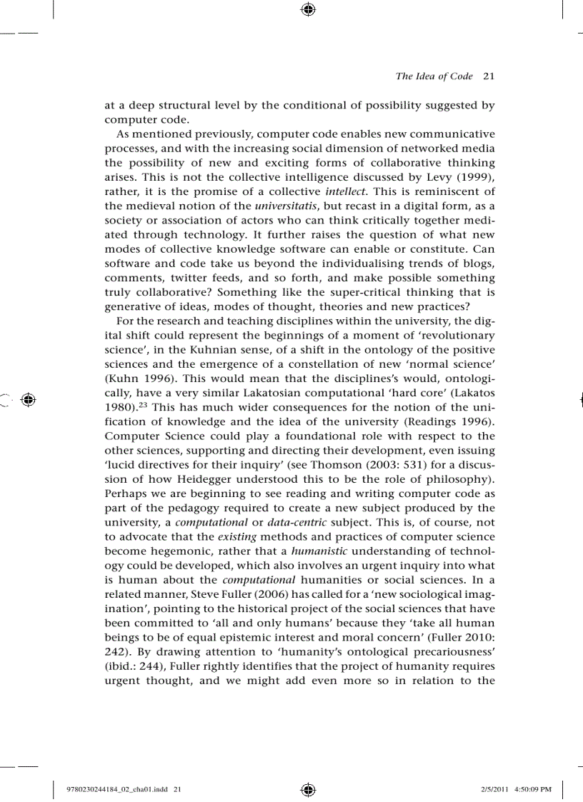 image for page The Philosophy of Software Code and Mediation in the Digital Age