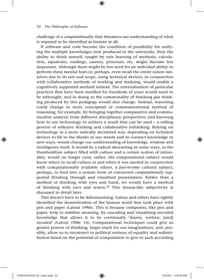 image for page The Philosophy of Software Code and Mediation in the Digital Age