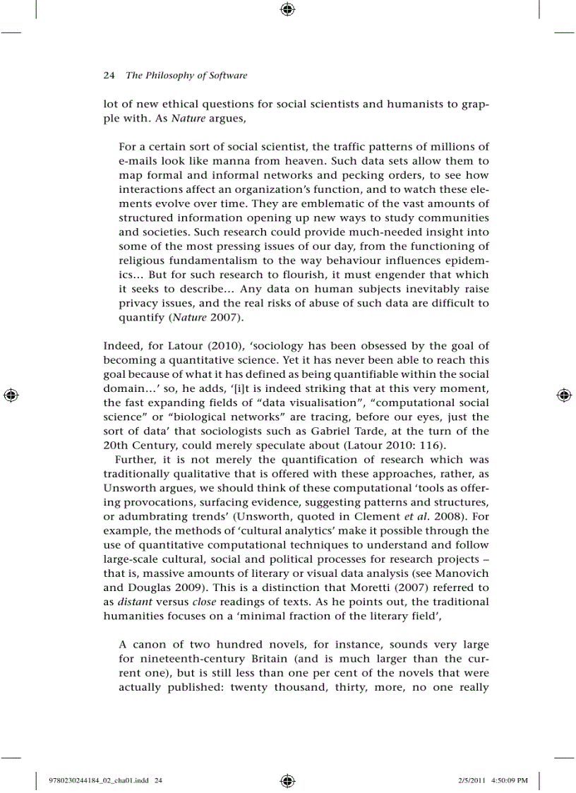 image for page The Philosophy of Software Code and Mediation in the Digital Age