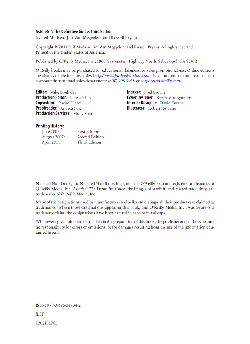 image for page Asterisk The Definitive Guide