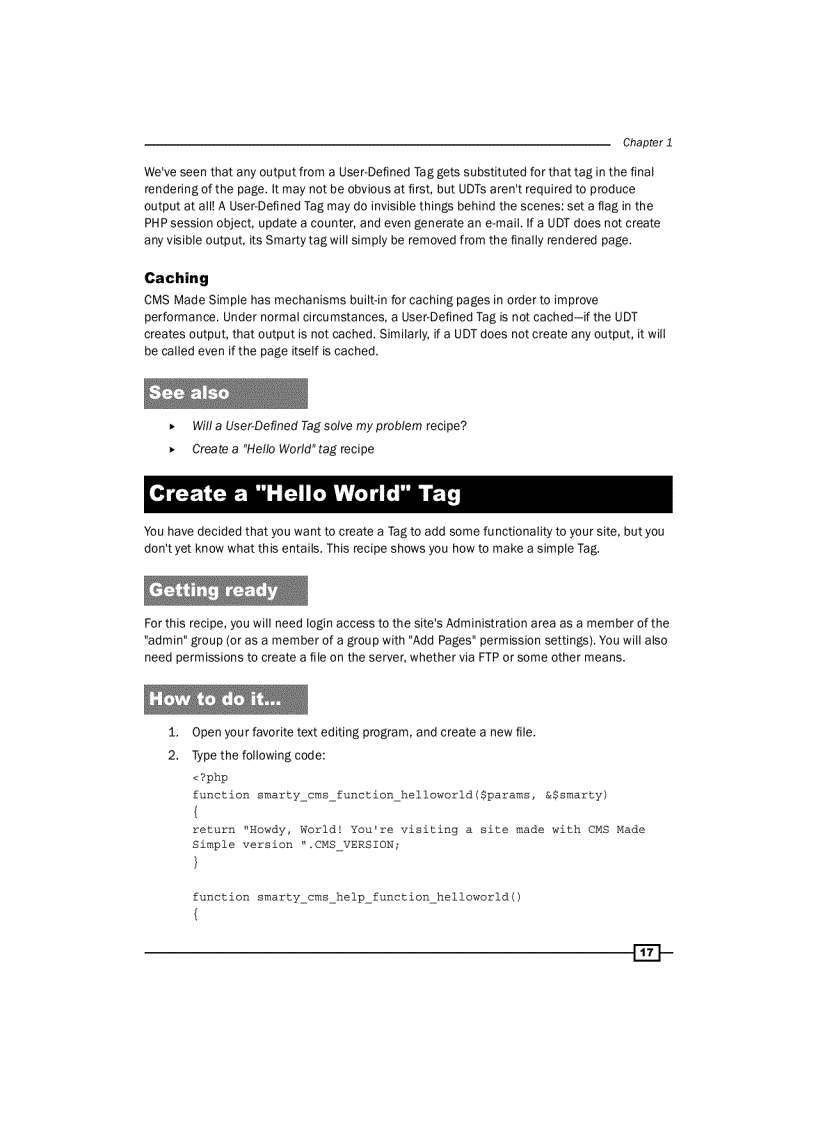 image for page CMS Made Simple Development Cookbook