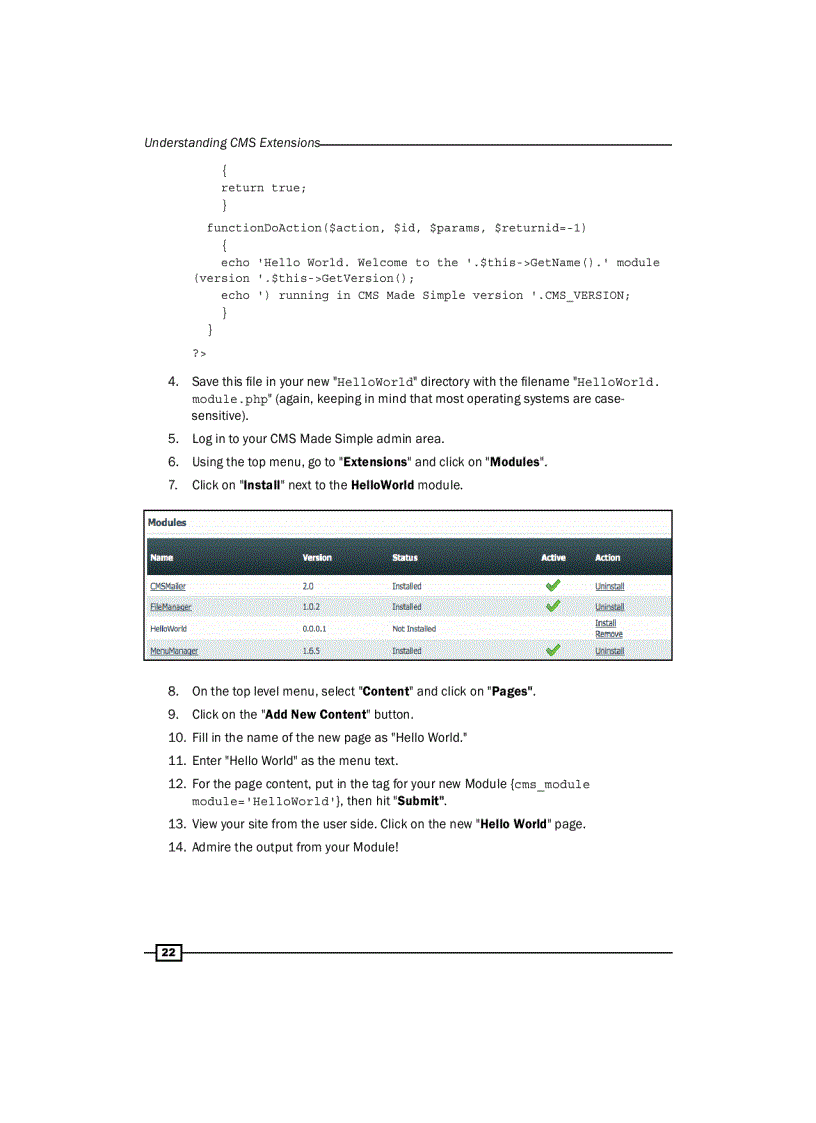 image for page CMS Made Simple Development Cookbook