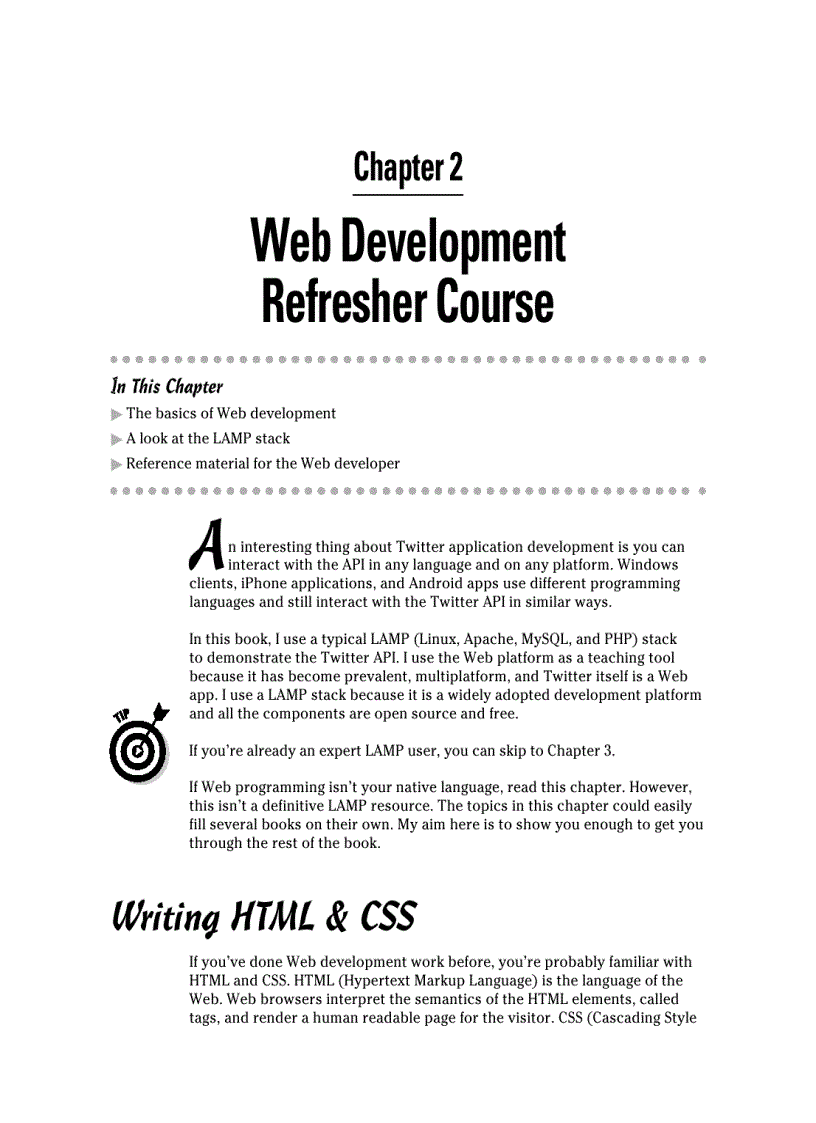 image for page Twitter Application Development For Dummies