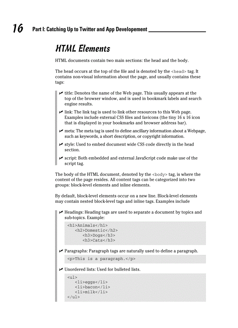 image for page Twitter Application Development For Dummies