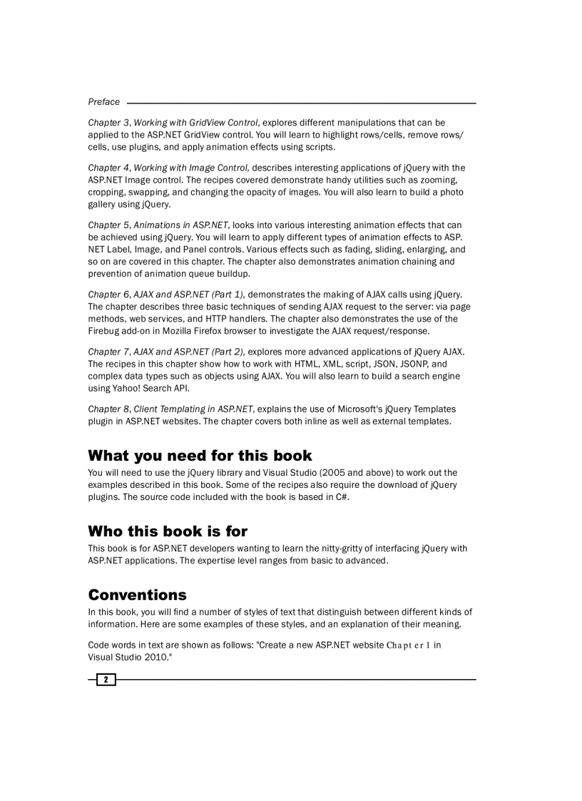 image for page ASP NET jQuery Cookbook