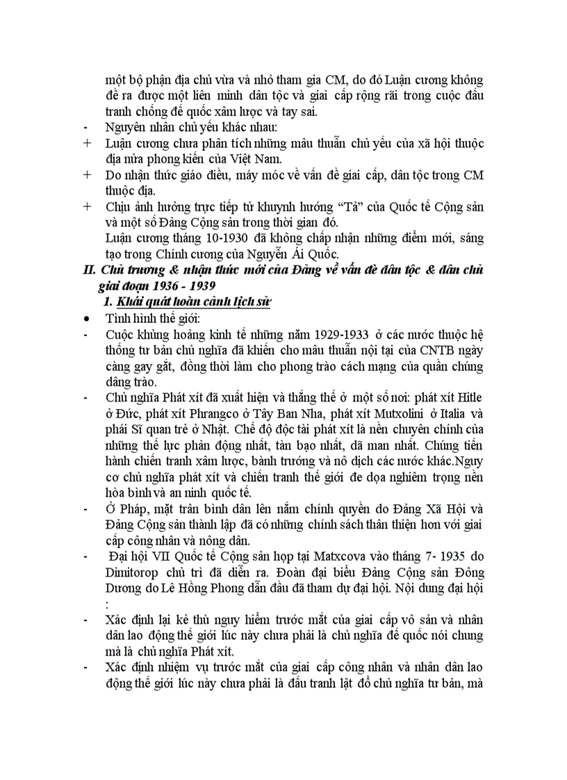 image for page Tài liệu ôn thi môn Đường lối CM của ĐCS Việt Nam