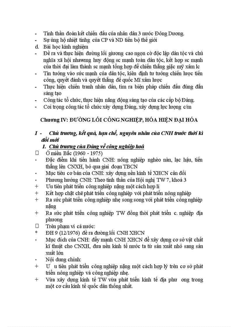 image for page Tài liệu ôn thi môn Đường lối CM của ĐCS Việt Nam