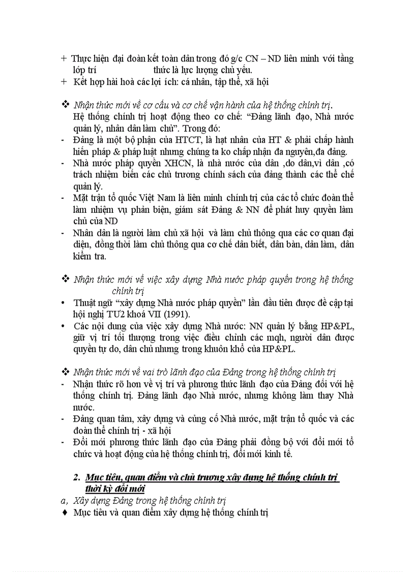 image for page Tài liệu ôn thi môn Đường lối CM của ĐCS Việt Nam