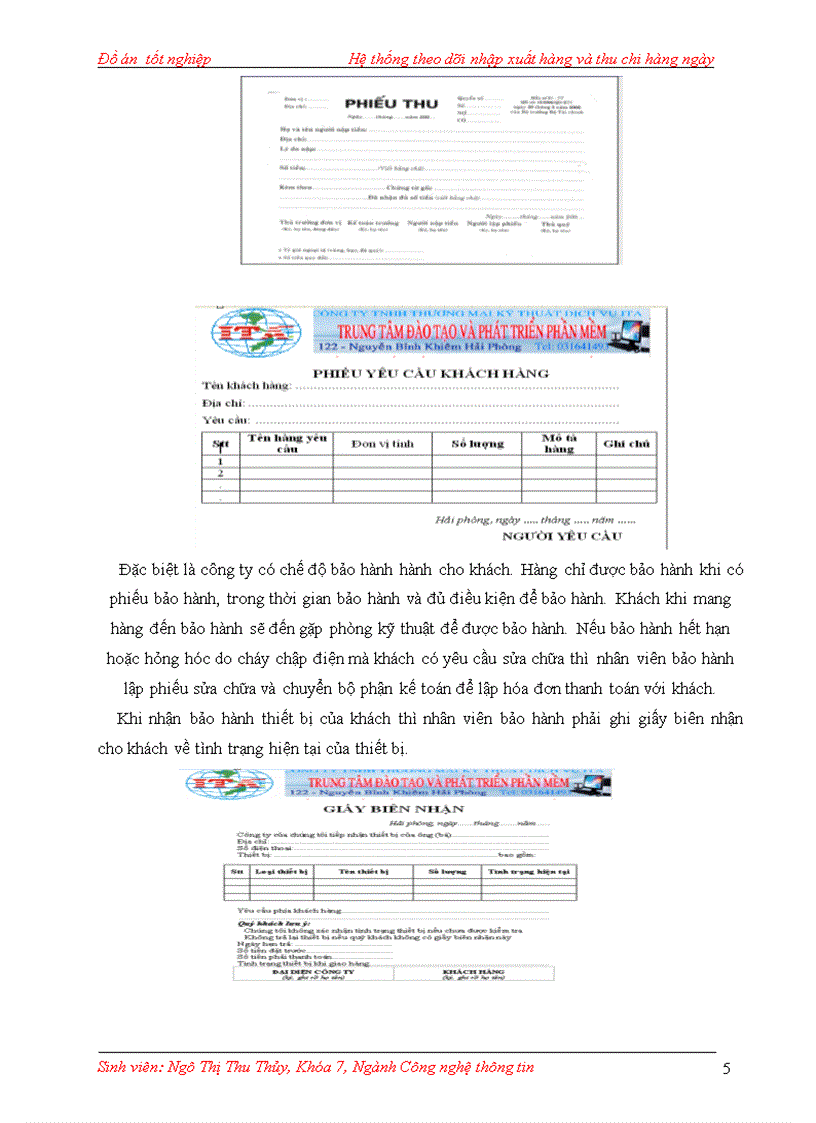 image for page Hệ thống theo dõi nhập xuất và thu chi tại công ty TNHH Thương Mại Kỹ Thuật Dịch Vụ ITA