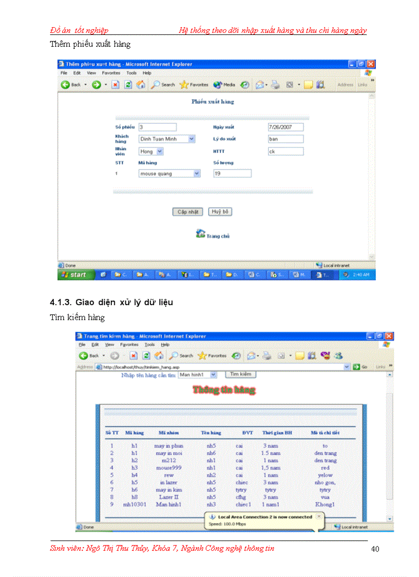image for page Hệ thống theo dõi nhập xuất và thu chi tại công ty TNHH Thương Mại Kỹ Thuật Dịch Vụ ITA