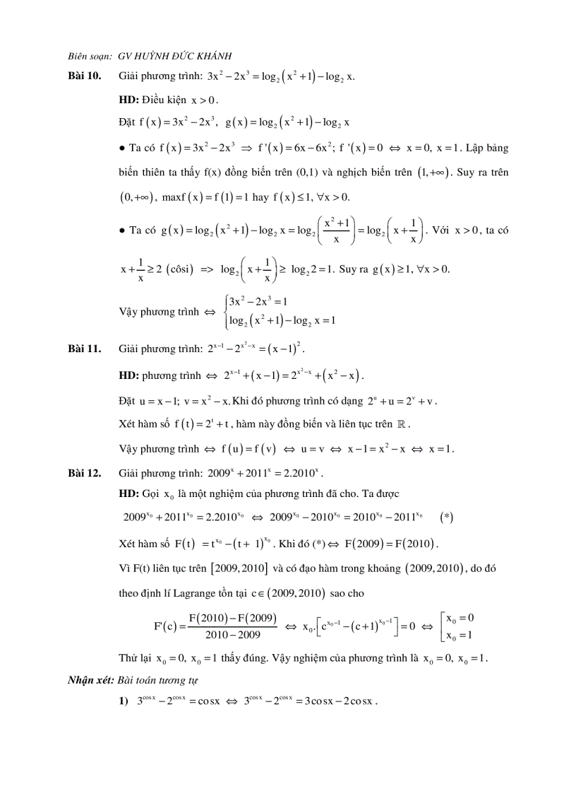 image for page Phương pháp giải phương trình mũ Logarit