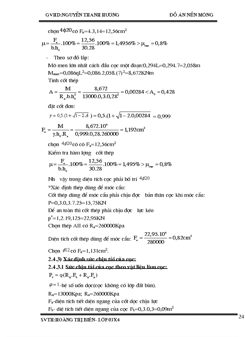 image for page Đồ án Nền móng