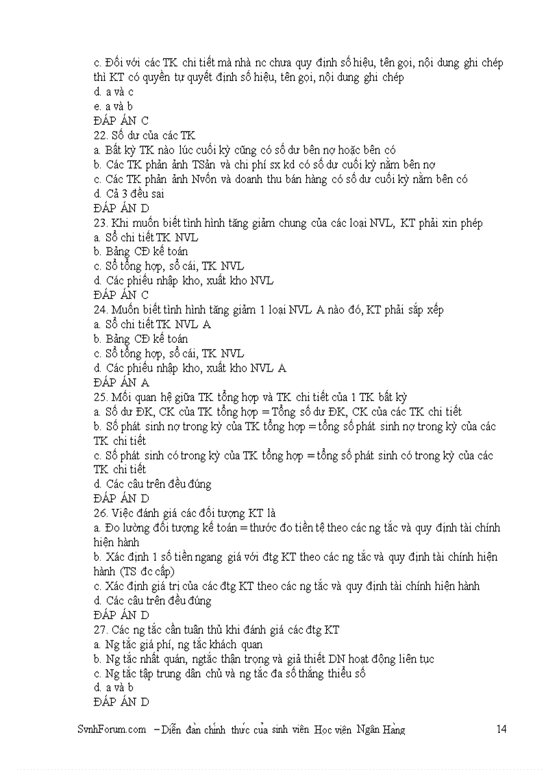 image for page Câu hỏi trắc nghiệm nguyên lý kế toán có đáp án