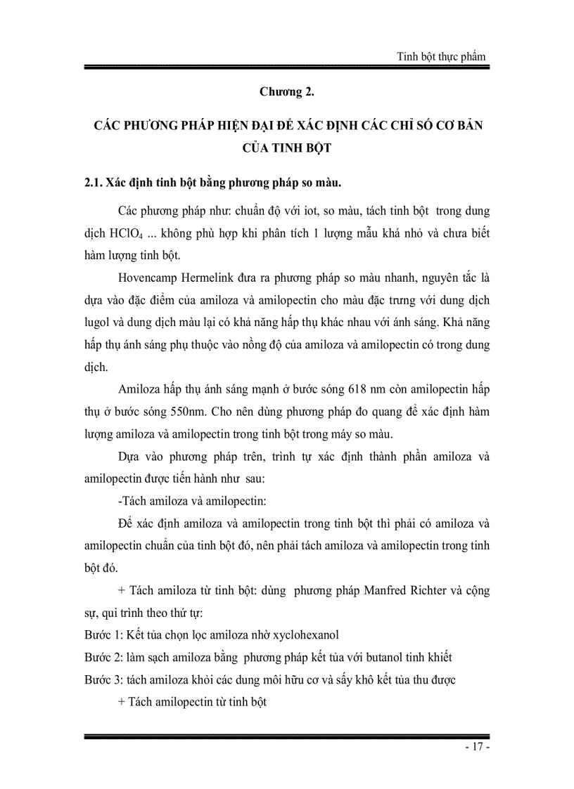 image for page Giáo trình Tinh bột thực phẩm