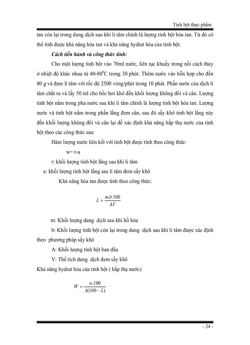 image for page Giáo trình Tinh bột thực phẩm