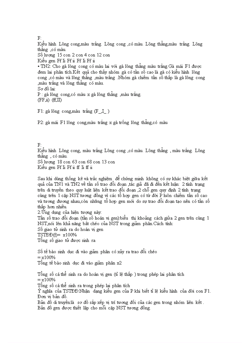 image for page Đề cương ôn tập di truyền