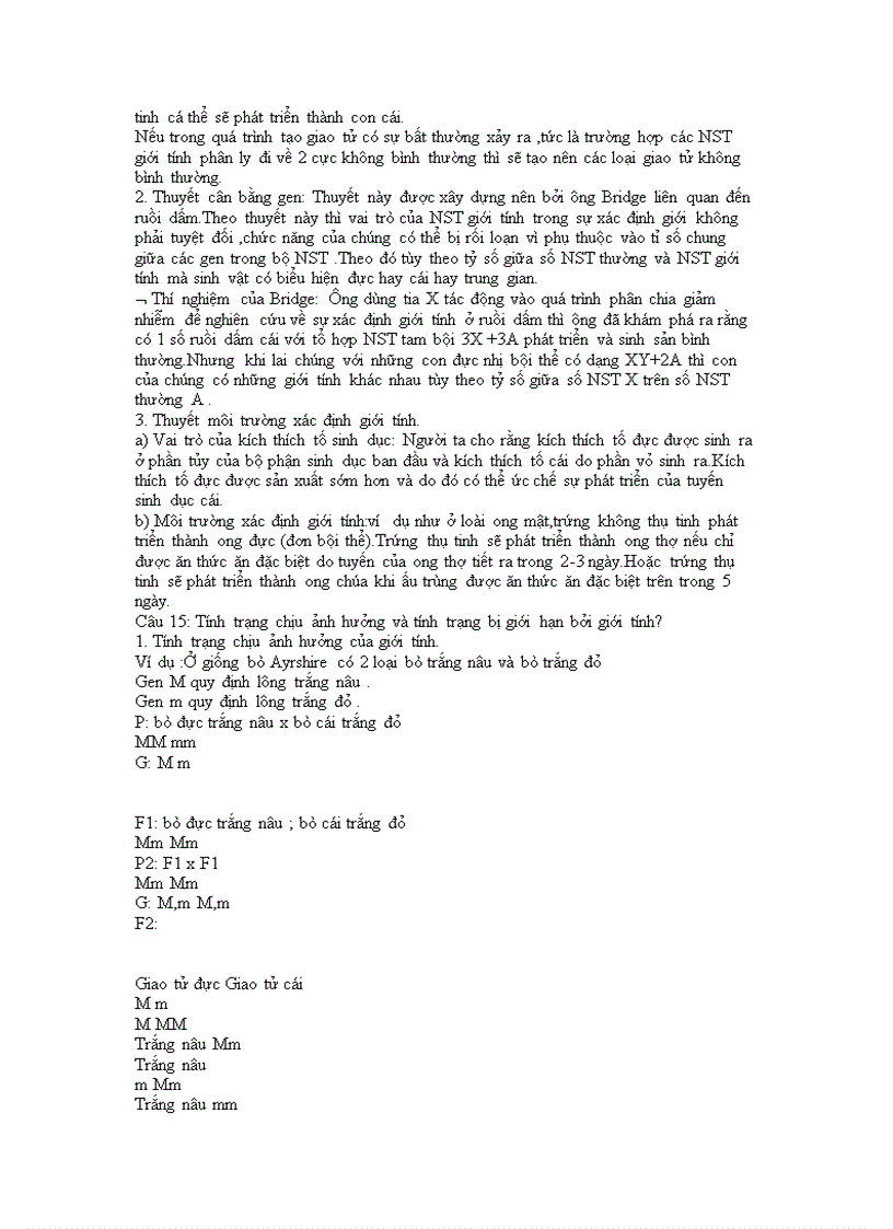 image for page Đề cương ôn tập di truyền