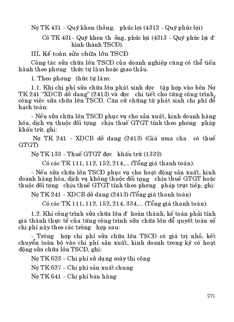image for page Hệ thống tài khoản và sổ sách kế toán QD15 quyển 1