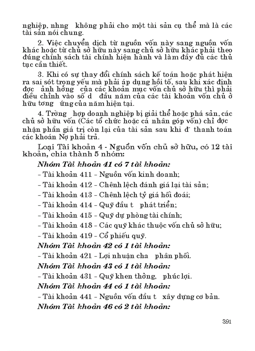 image for page Hệ thống tài khoản và sổ sách kế toán QD15 quyển 1