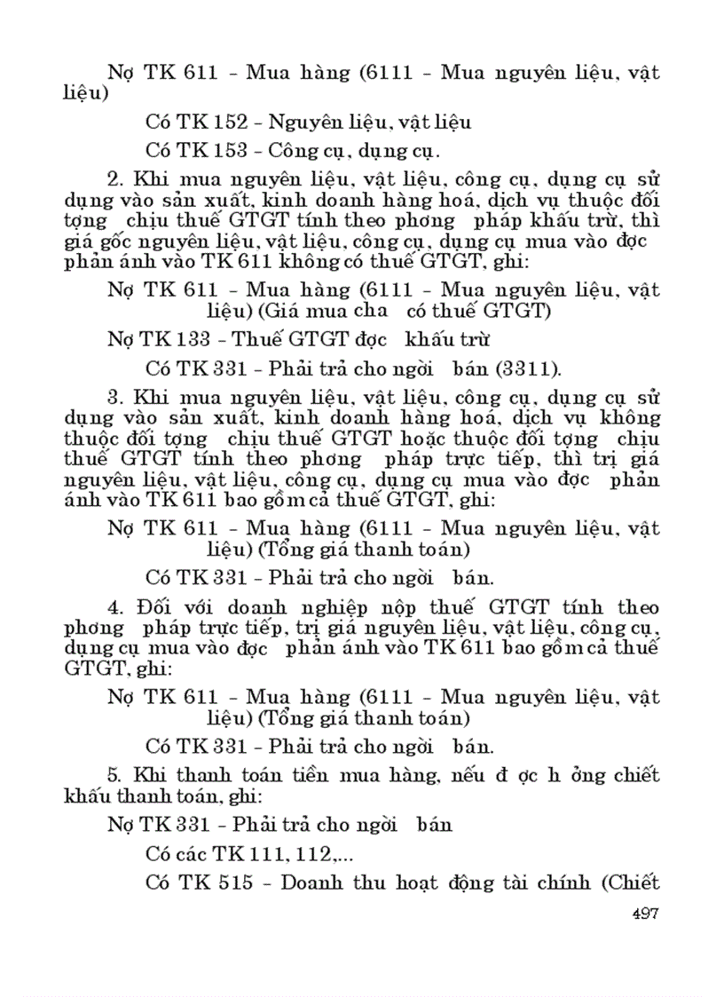 image for page Hệ thống tài khoản và sổ sách kế toán QD15 quyển 1