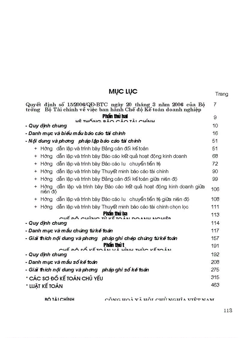 image for page Hệ thống tài khoản và sổ sách kế toán QD15 quyển 2