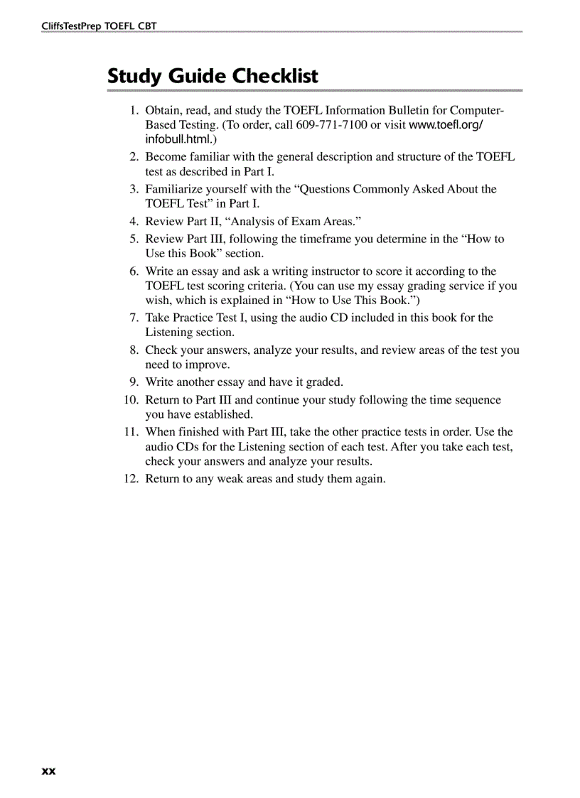 image for page Toefl CBT