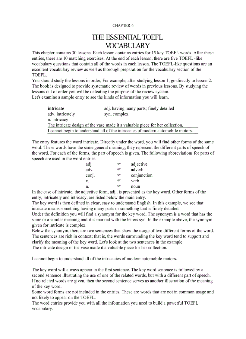 image for page Getting to know the Toefl