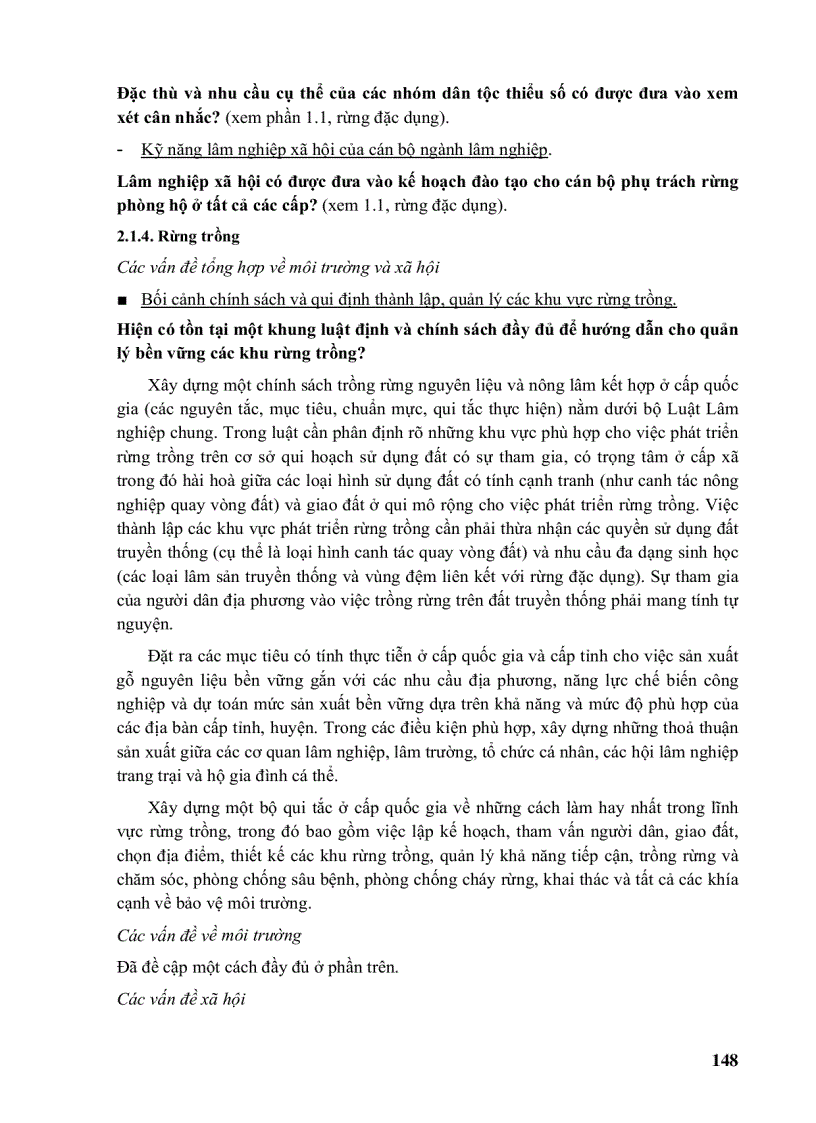 image for page Cẩm nang lâm nghiệp Chương 26 ĐÁNH GIÁ TÁC ĐỘNG MÔI TRƯỜNG LÂM NGHIỆP Phần 3
