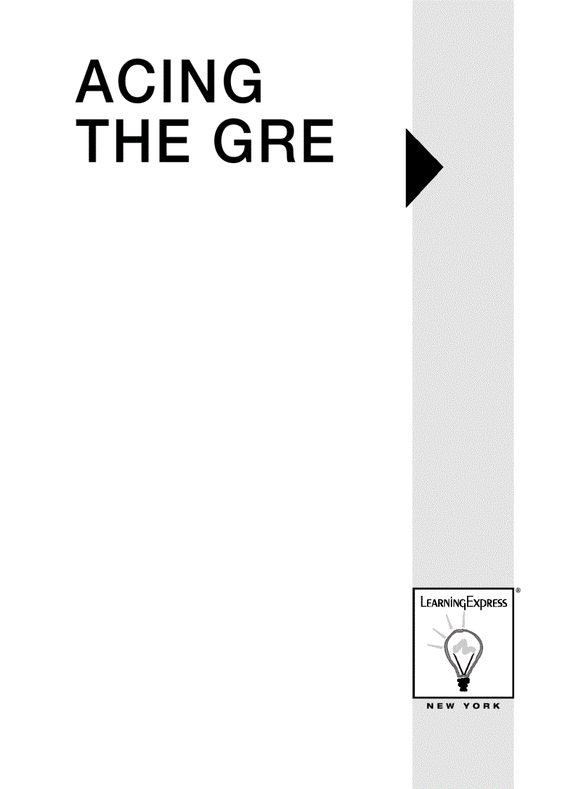 image for page Acing The GRE