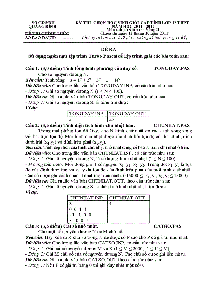image for page Download đề và đáp án kỳ thi HSG lớp 12 môn tin học tỉnh Quảng Bình năm học 2011 2012 vòng 2 1
