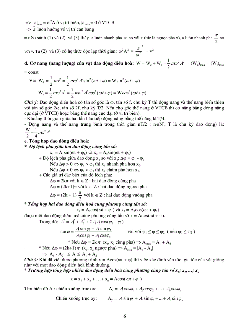 image for page Sổ tay vật lý 12 Nguyễn Lê Hoàng đầy đủ và ngắn gọn công thức từ cơ bản đén nâng cao vật lý 12