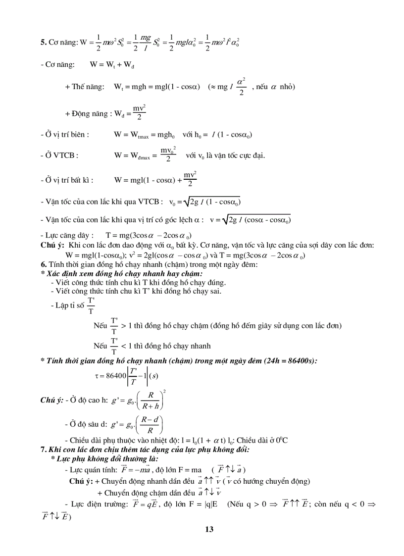 image for page Sổ tay vật lý 12 Nguyễn Lê Hoàng đầy đủ và ngắn gọn công thức từ cơ bản đén nâng cao vật lý 12