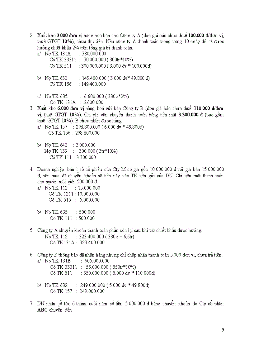 image for page Bài tập kèm bài giải kế toán tài chính