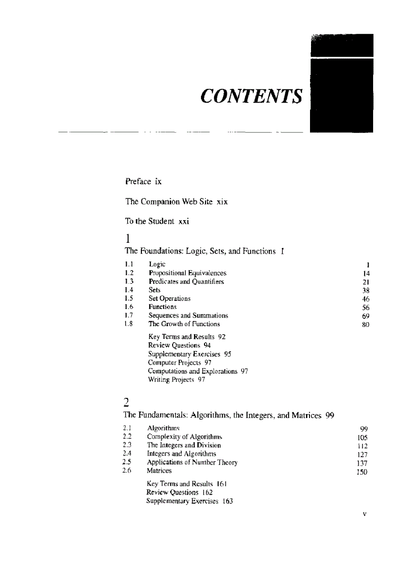 image for page Discrete Mathematics And Its Applications 4Th Ed Rosen