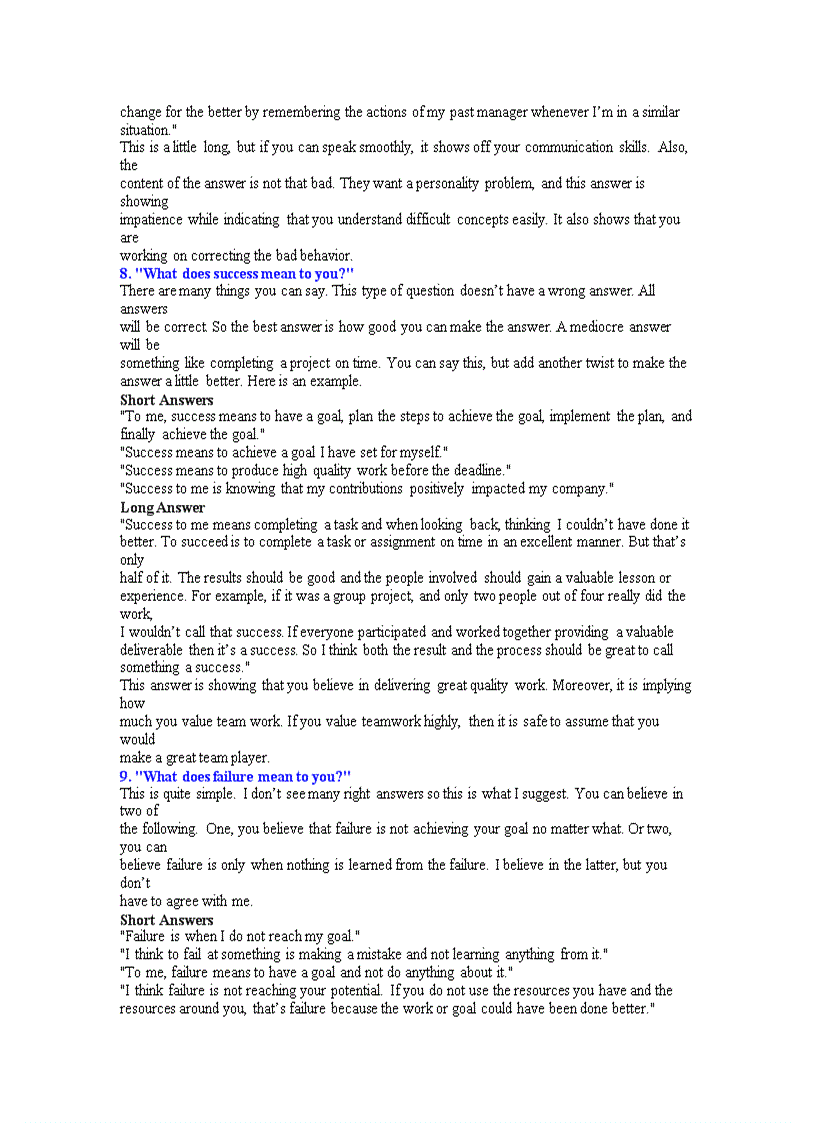 image for page 125 câu hỏi trả lời khi phỏng vấn xin việc bằng tiêng anh 1