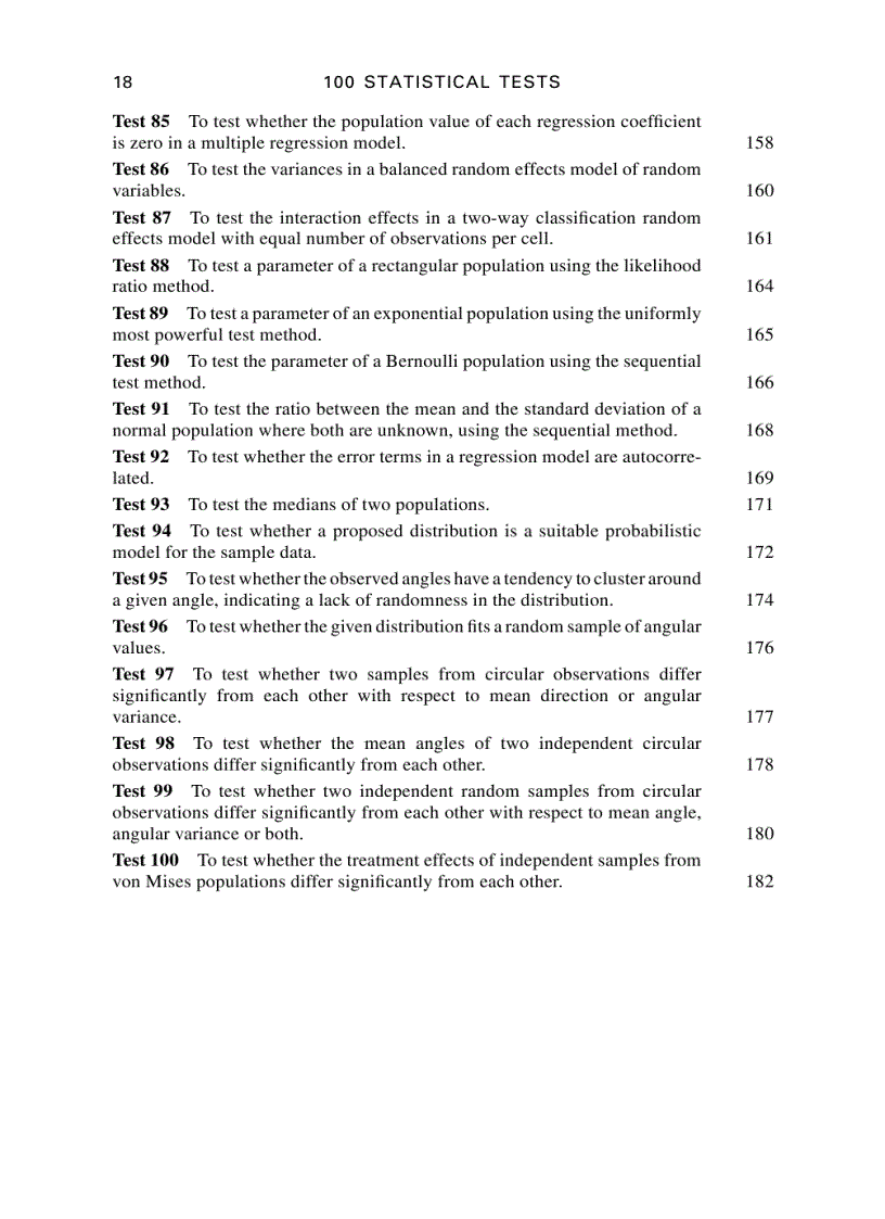 image for page 100 Statistical Tests 100 Thống kê thử nghiệm