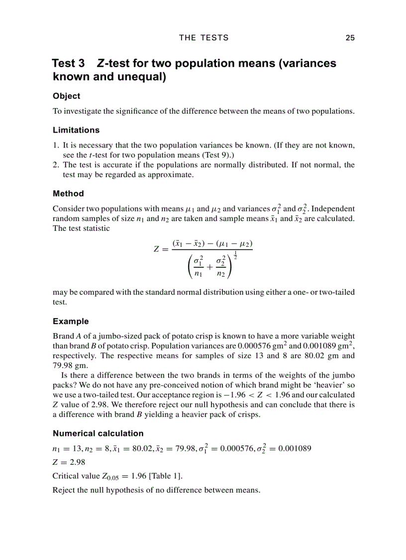 image for page 100 Statistical Tests 100 Thống kê thử nghiệm