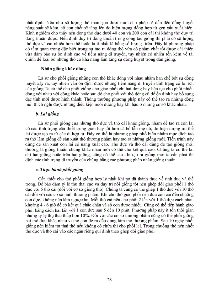 image for page Giáo trình chăn nuôi thỏ