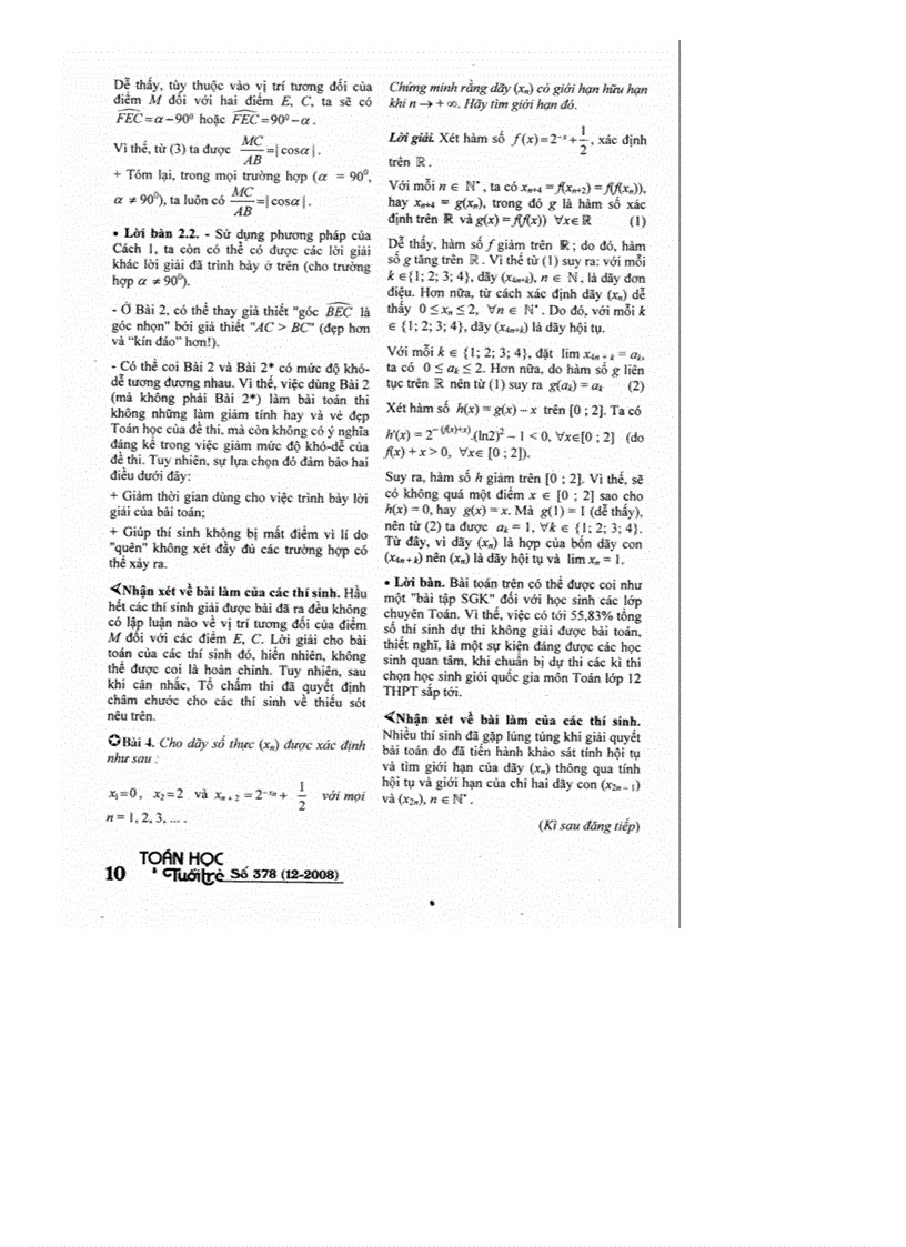 image for page Đáp án đề thi HSG Toán 12 Bộ GD ĐT năm 2008