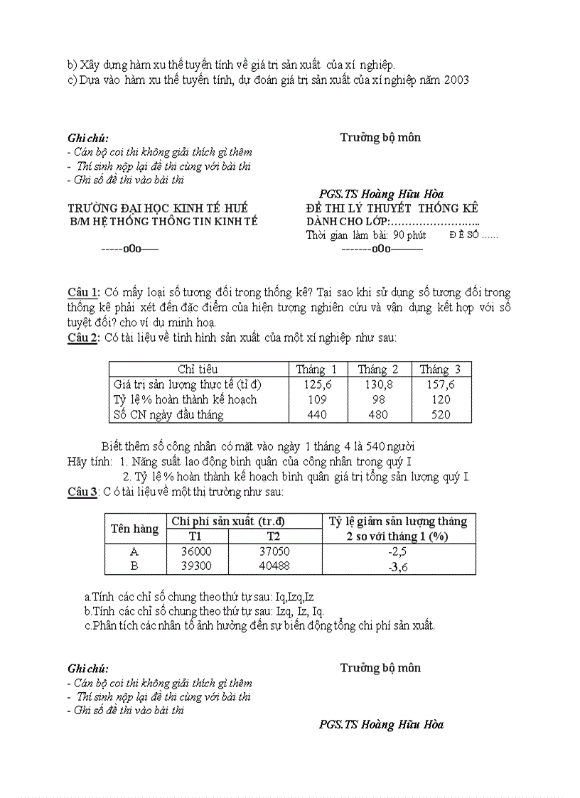 image for page Một số đề thi thống kê khác
