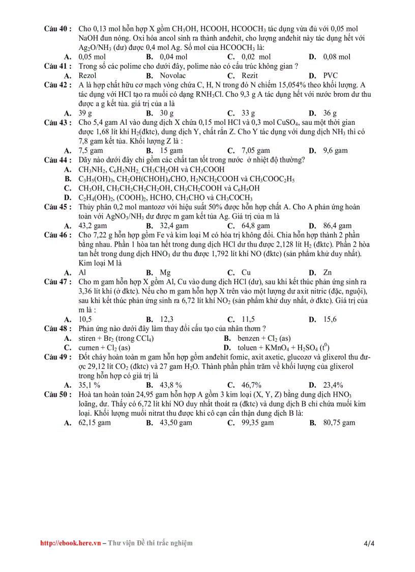 image for page Thi thử ĐH lần 1 2011 THPT Thành Phú