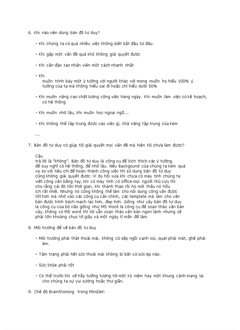 image for page Sử dụng bản đồ tư duy sao cho hiệu quả 1