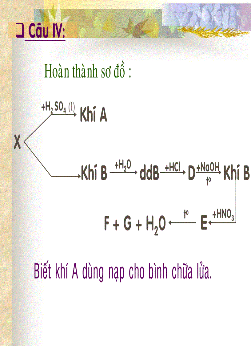 image for page Sơ đồ phản ứng và điều chế hóa vô cơ