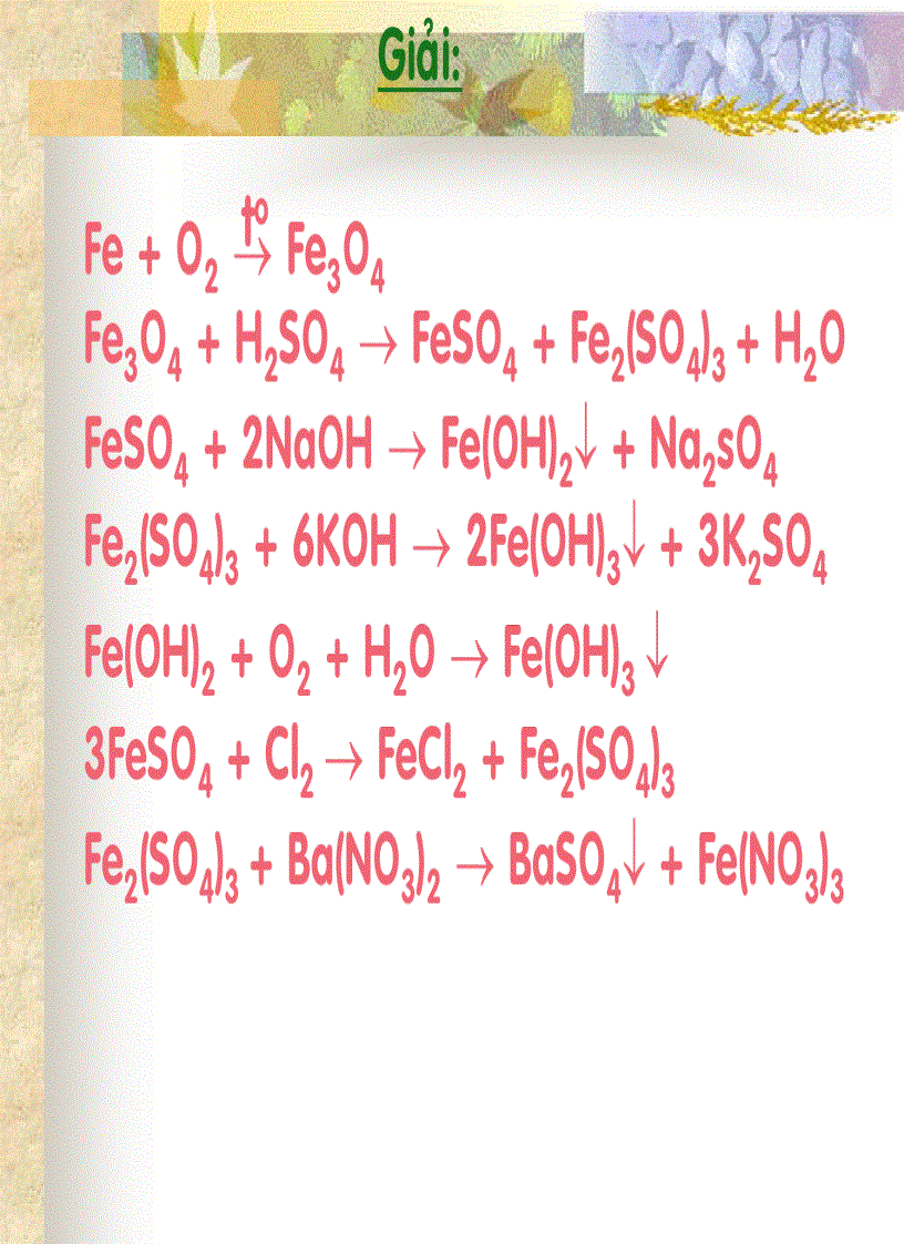 image for page Sơ đồ phản ứng và điều chế hóa vô cơ