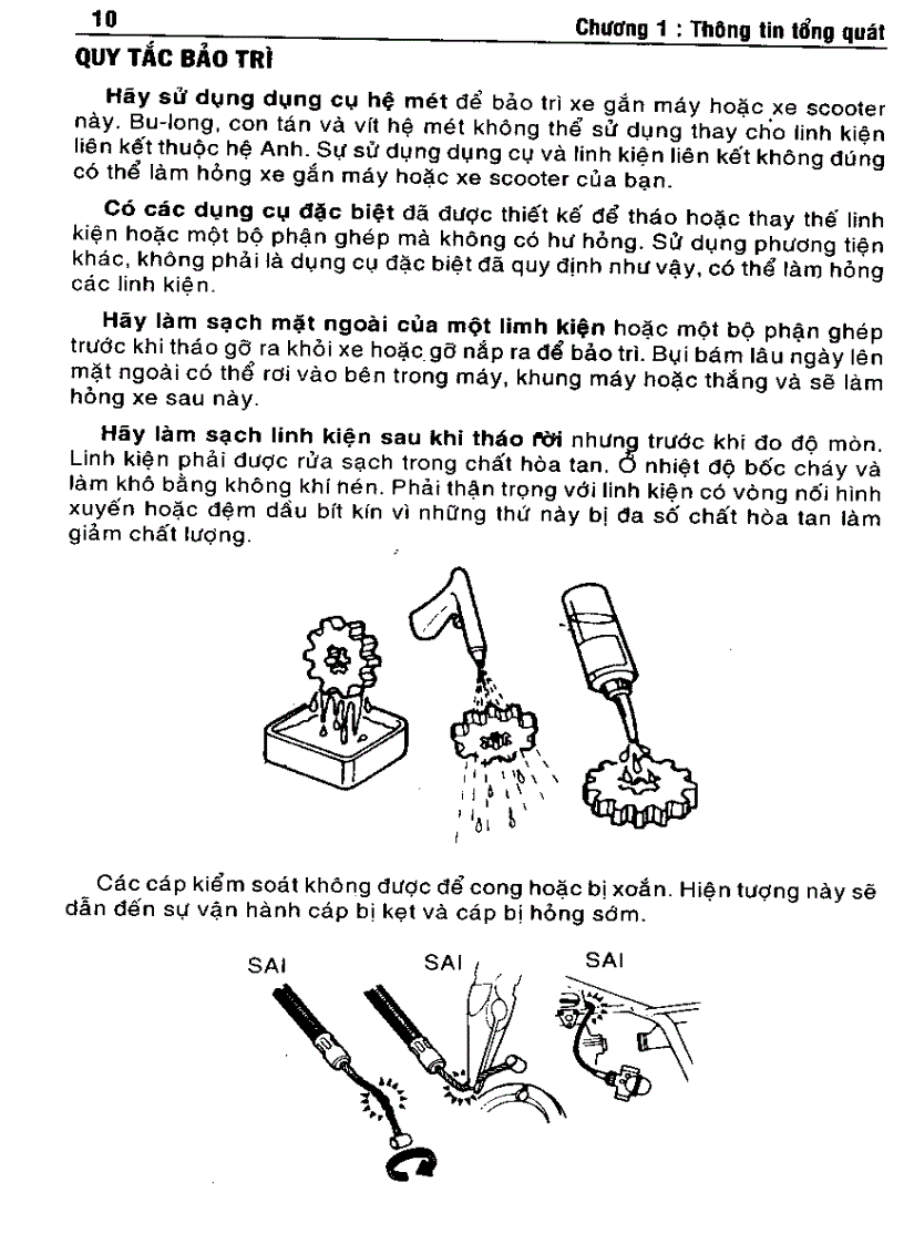 image for page Hướng dẫn sửa chữa xe tay ga đời mới chương 1 động cơ và truyền lực