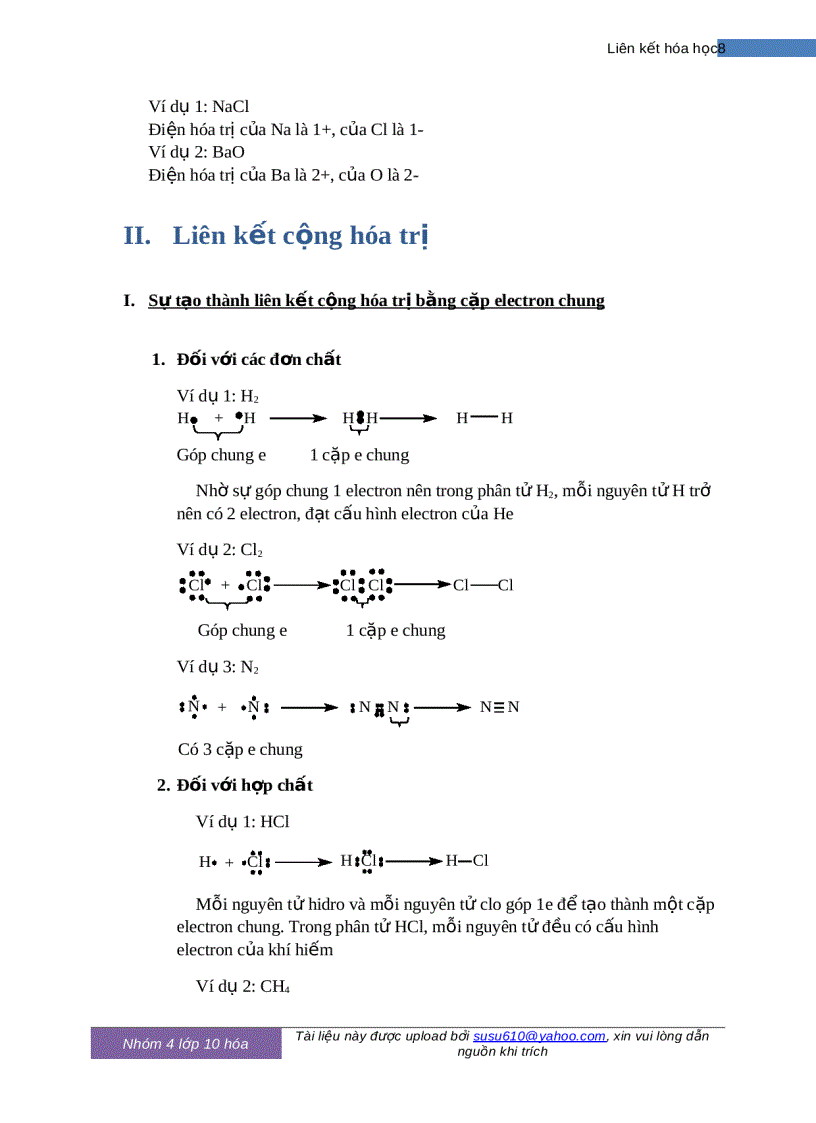 image for page Liên kết hóa học