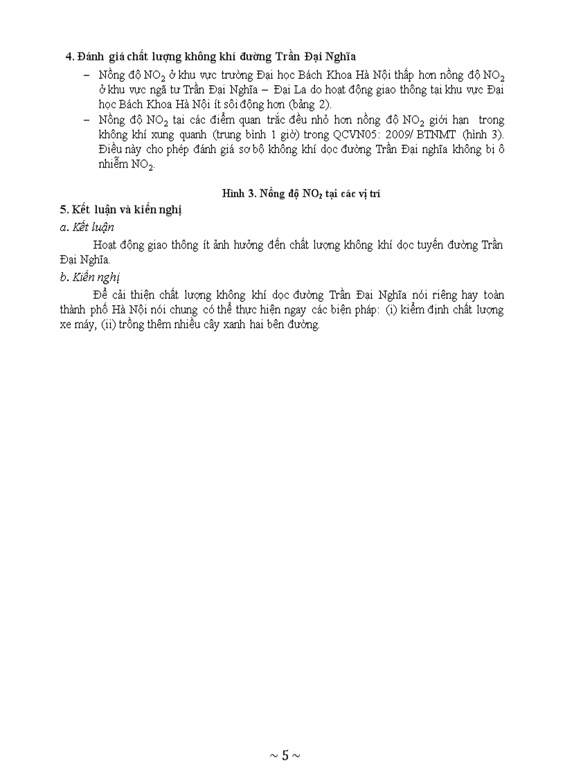 image for page Quan trắc chất lượng không khí trên đường Trần Đại Nghĩa